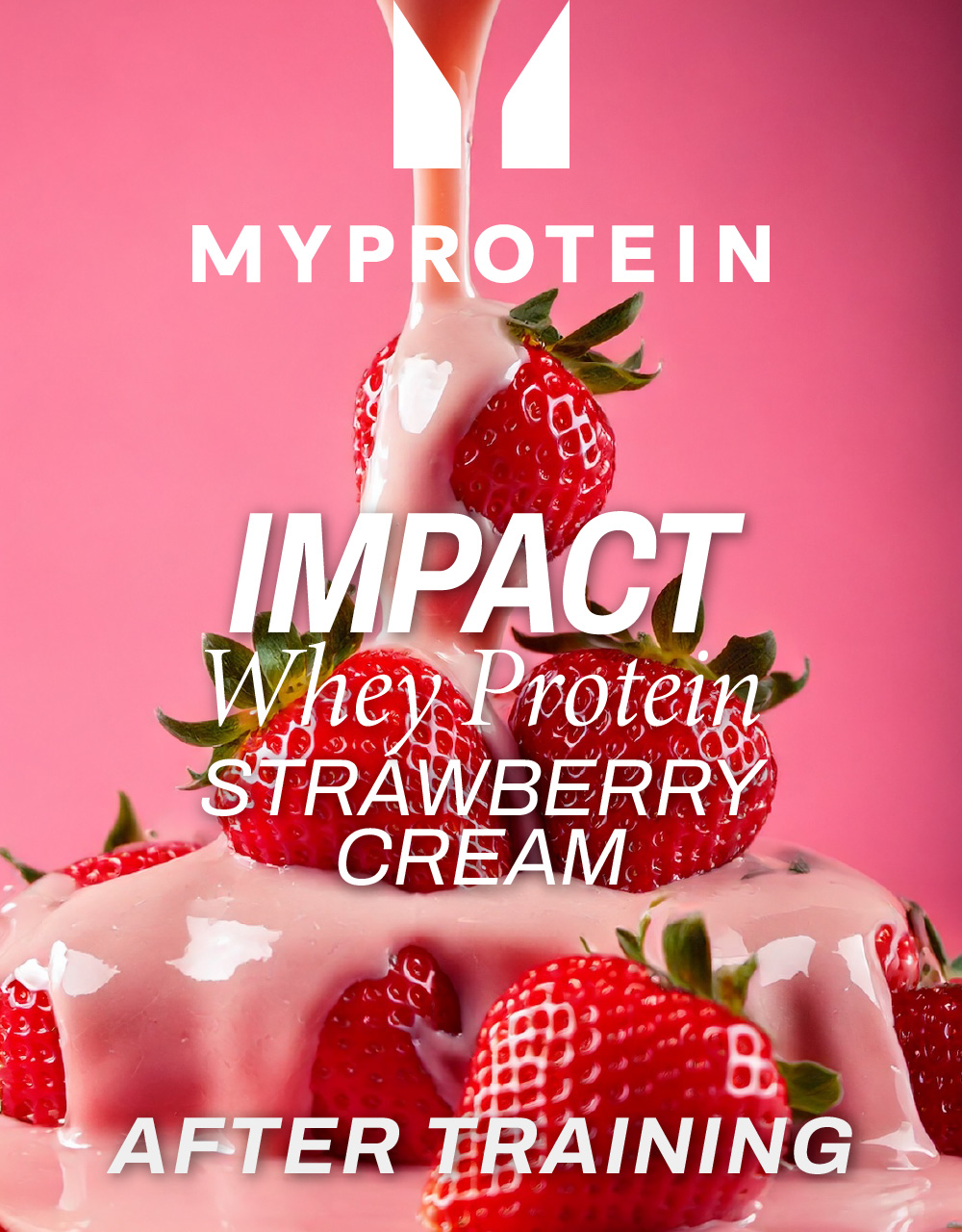 MyProtein Impact Whey Protein Strawberry cream